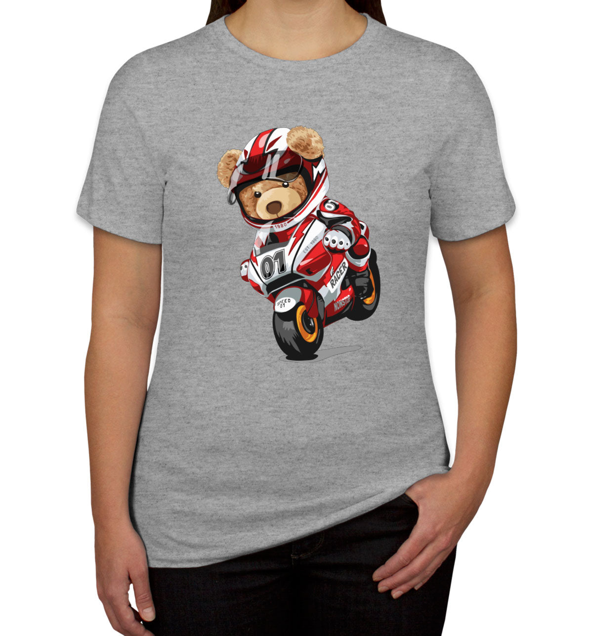 Teddy Bear Motorcycle Women's T-shirt