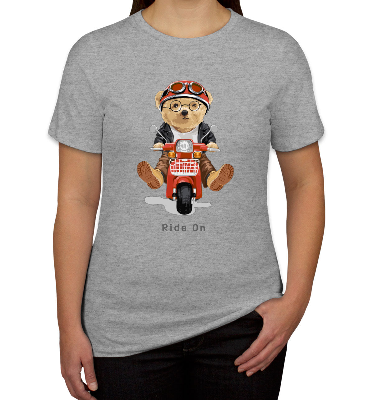 Teddy Bear Ride On Women's T-shirt