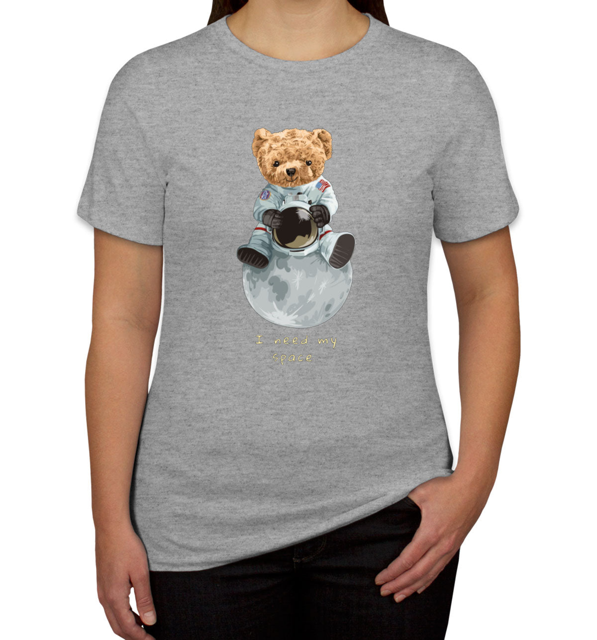 Teddy Bear Astronaut Women's T-shirt