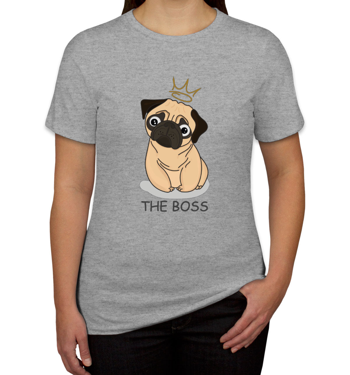 The Boss Pug Women's T-shirt