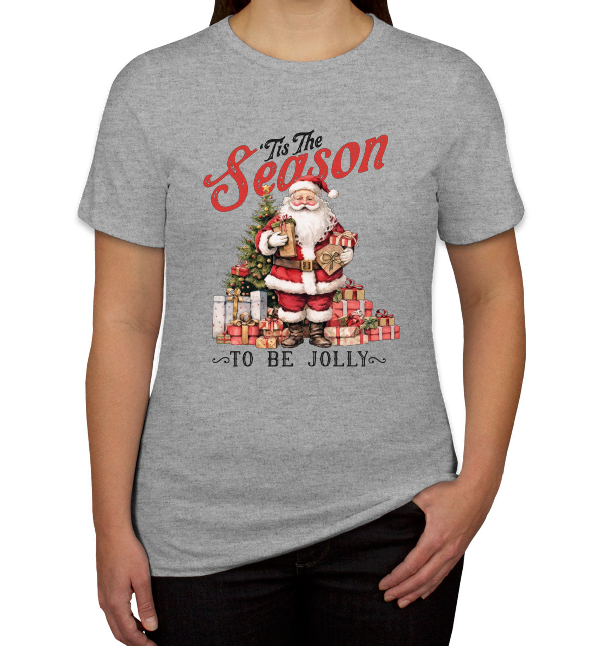 Tis The Season To Be Jolly Christmas Women's T-shirt