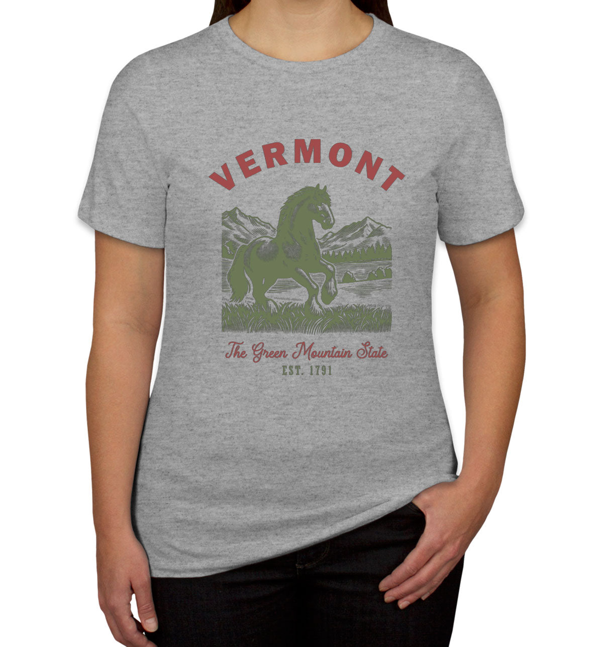 Vermont State Vintage Women's T-shirt