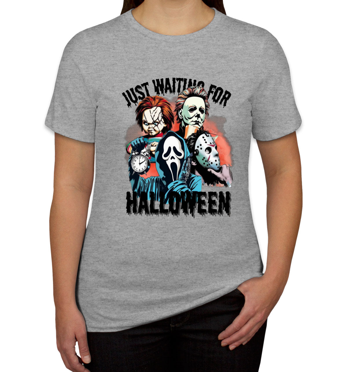 Just Waiting For Halloween Women's T-shirt