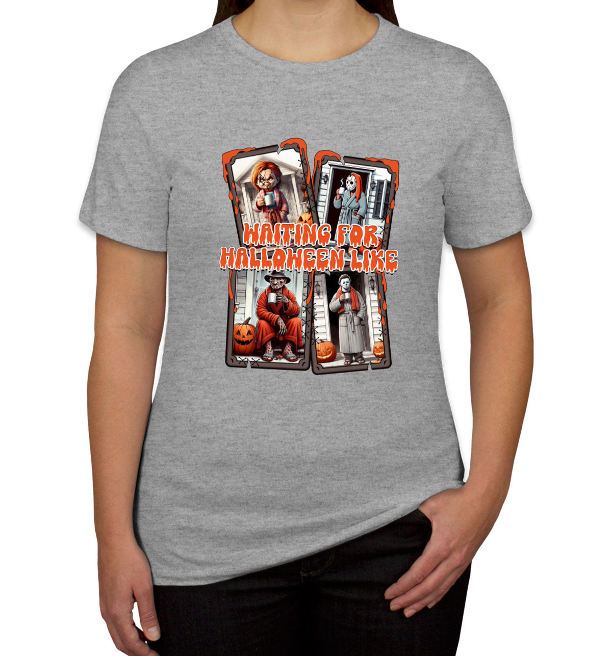 Waiting For Halloween Like Women's T-shirt