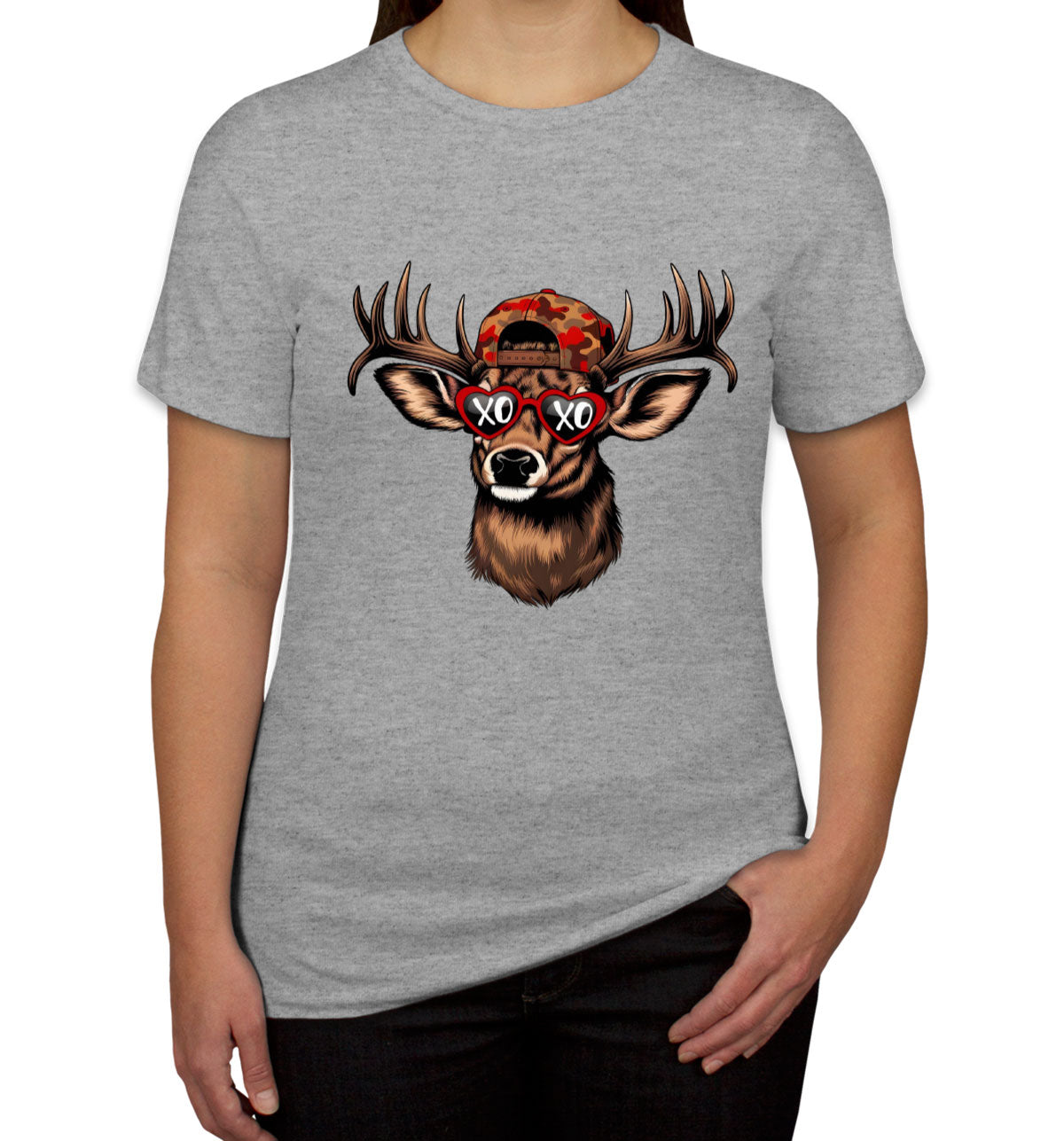 XOXO Deer Hunting Women's T-shirt