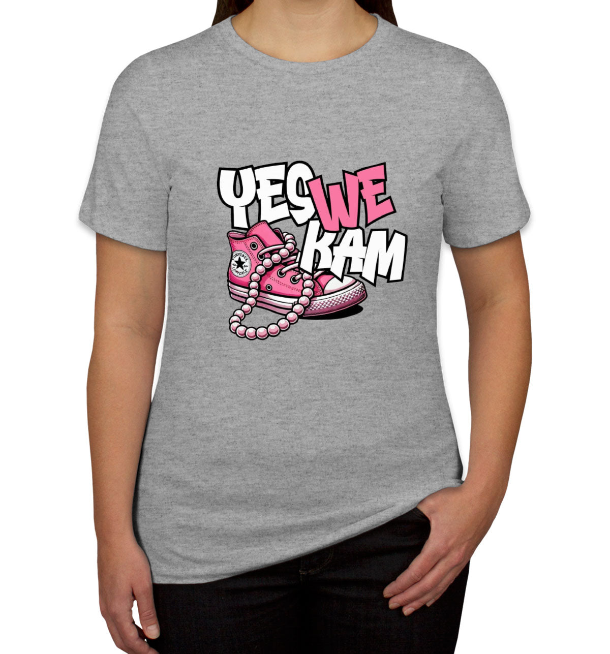 Yes We Kam Kamala Harris Presidential Election Women's T-shirt