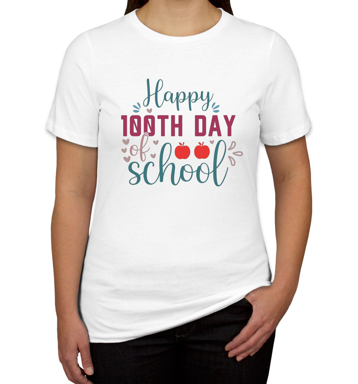 Happy 100th Day Of School Women's T-shirt