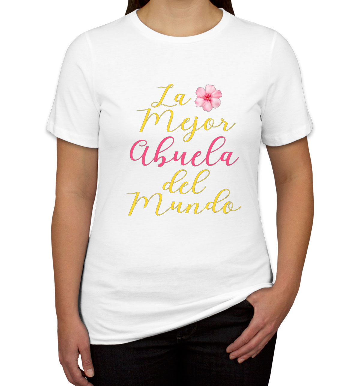 La Mejor Abuela Del Mundo Hispanic Grandma Mother's Day Women's T-shirt