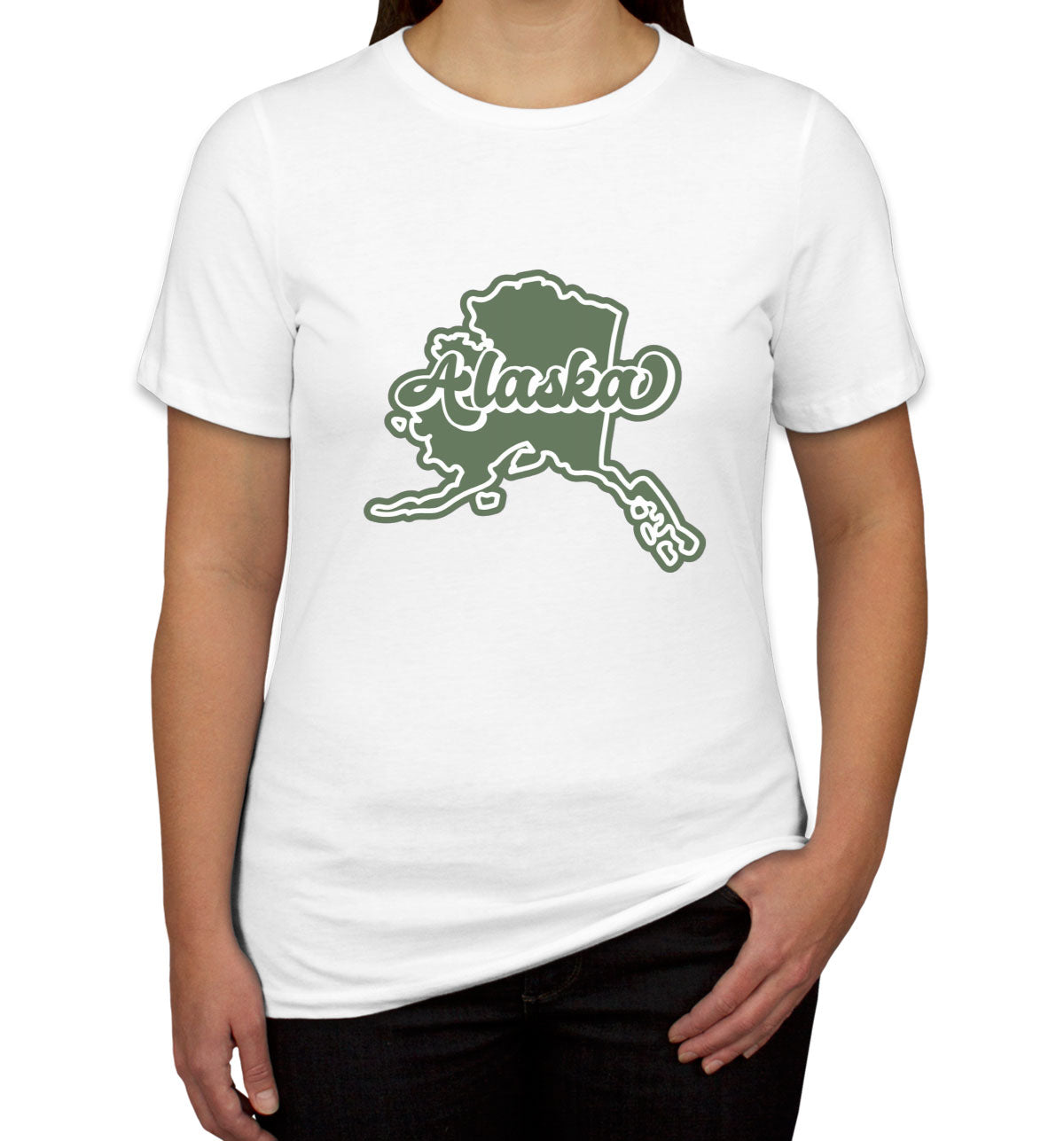 Alaska Map Women's T-shirt