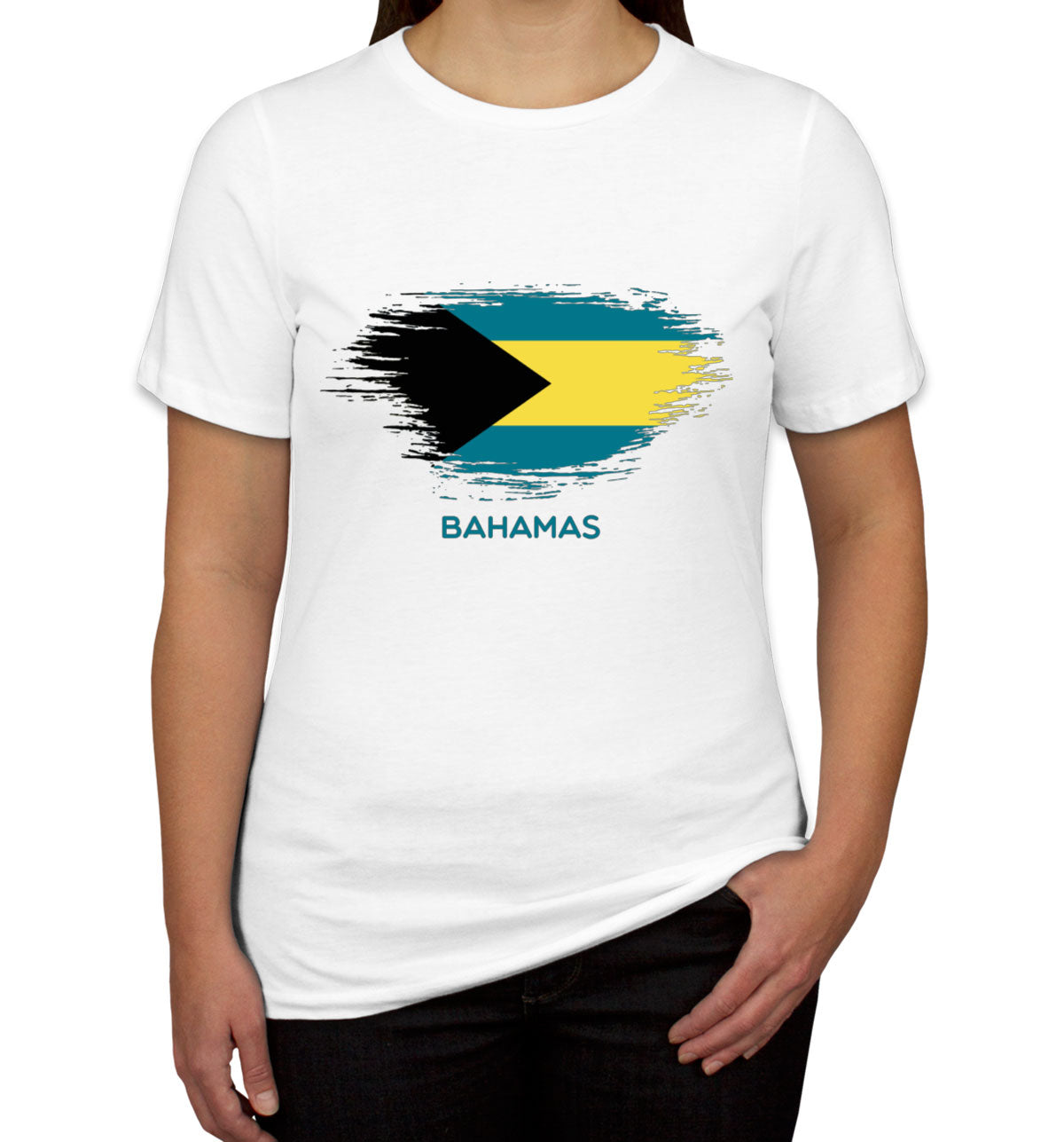 Bahamas Flag Women's T-shirt