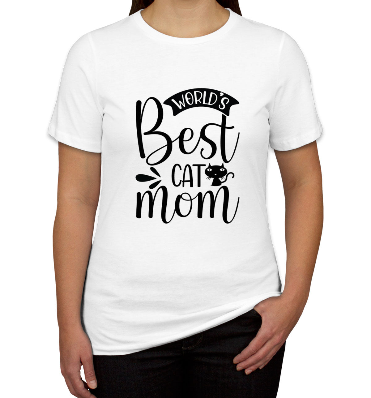 World's Best Cat Mom Women's T-shirt