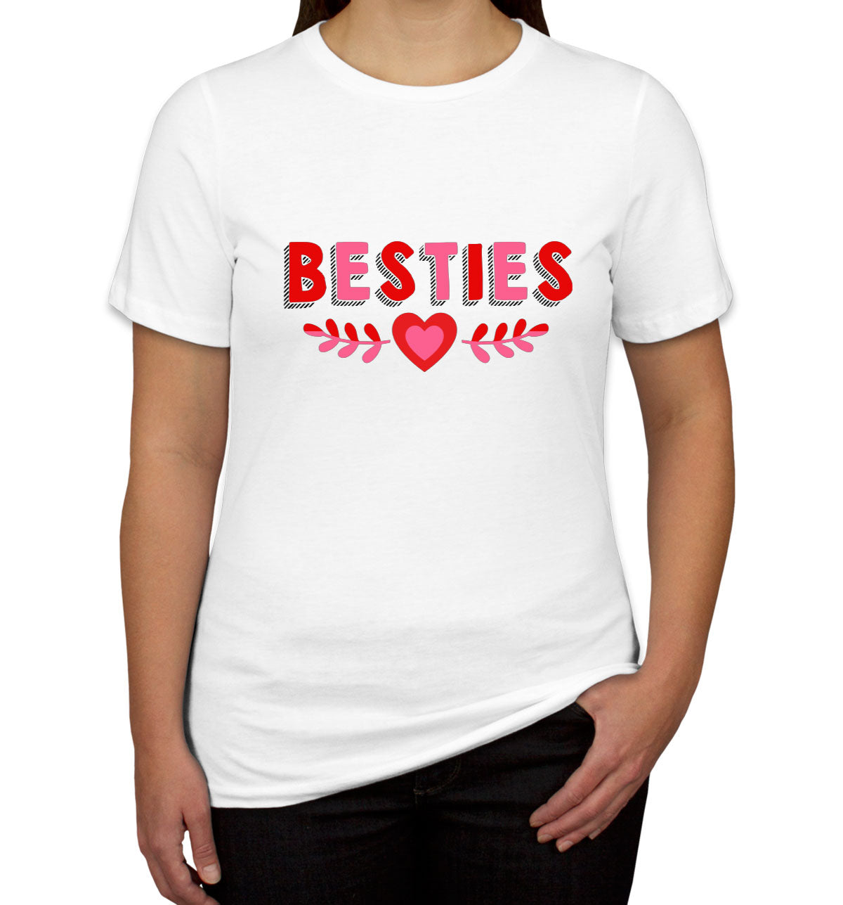 Besties Valentine's Day Women's T-shirt