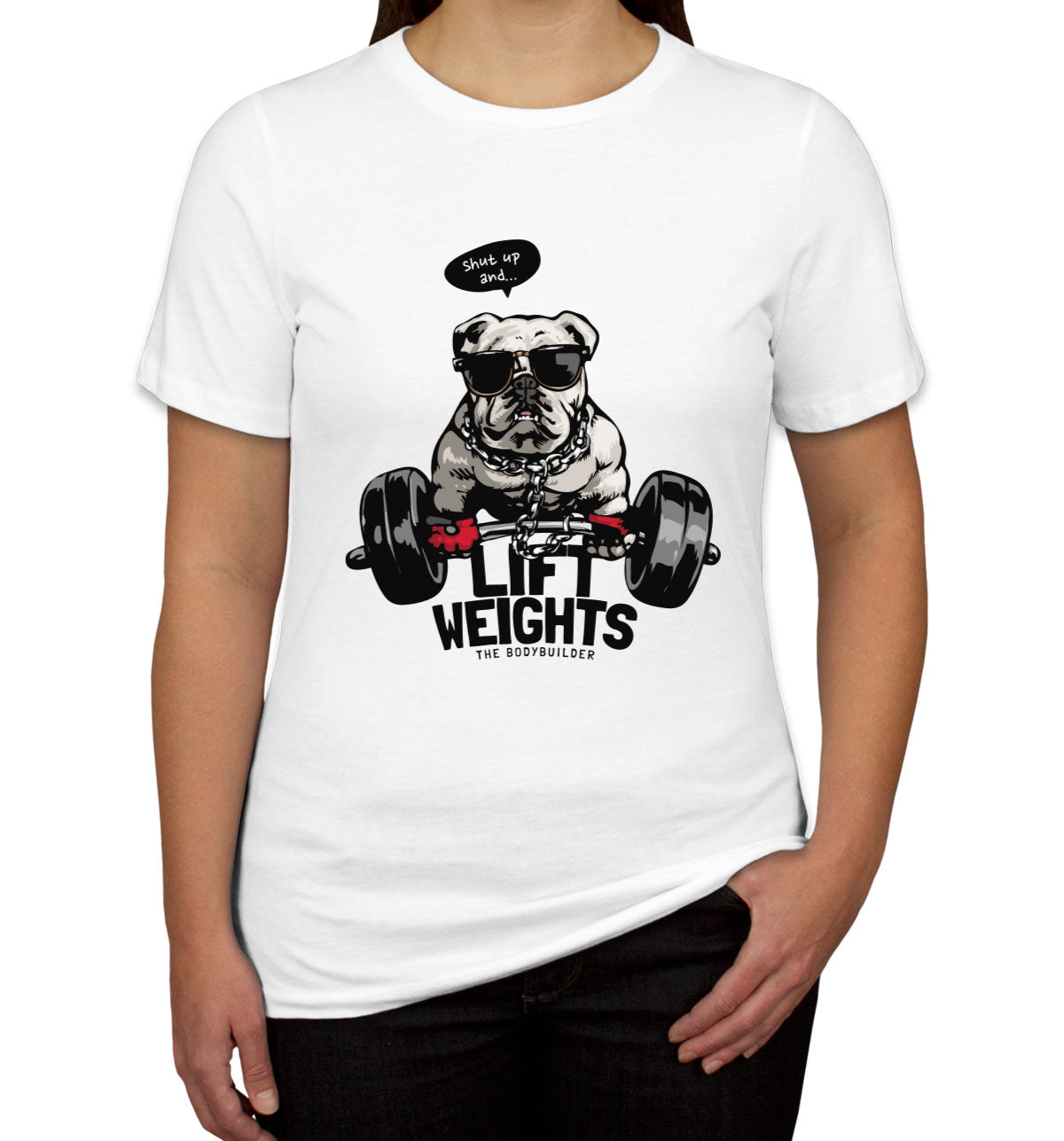 Body Builder Dog Women's T-shirt