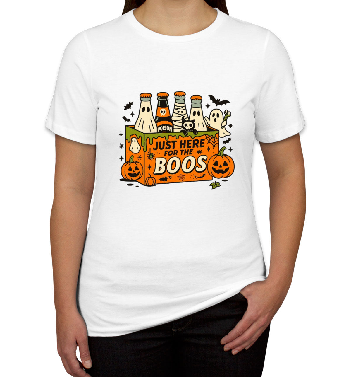 Just Here For The Boos Halloween Women's T-shirt