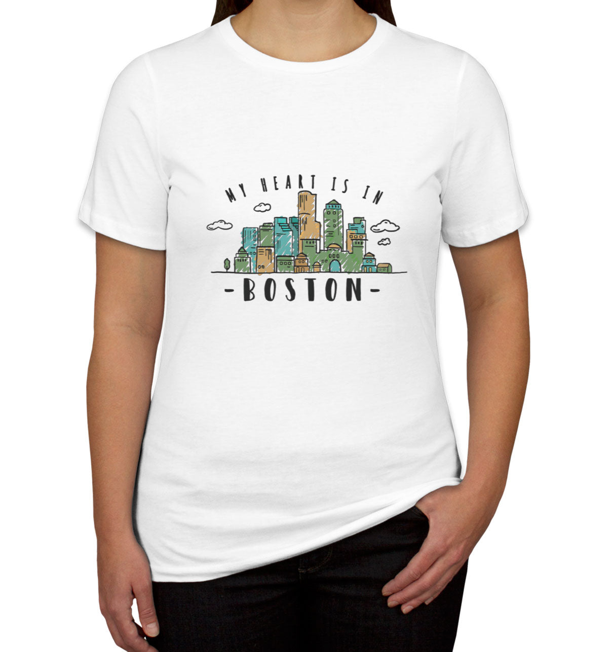 Boston Skyline Women's T-shirt