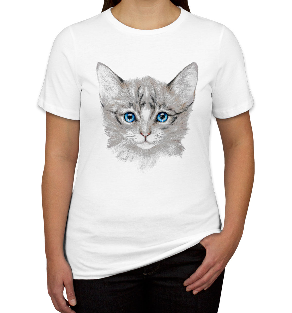 Cute Cat Face  Women's T-shirt