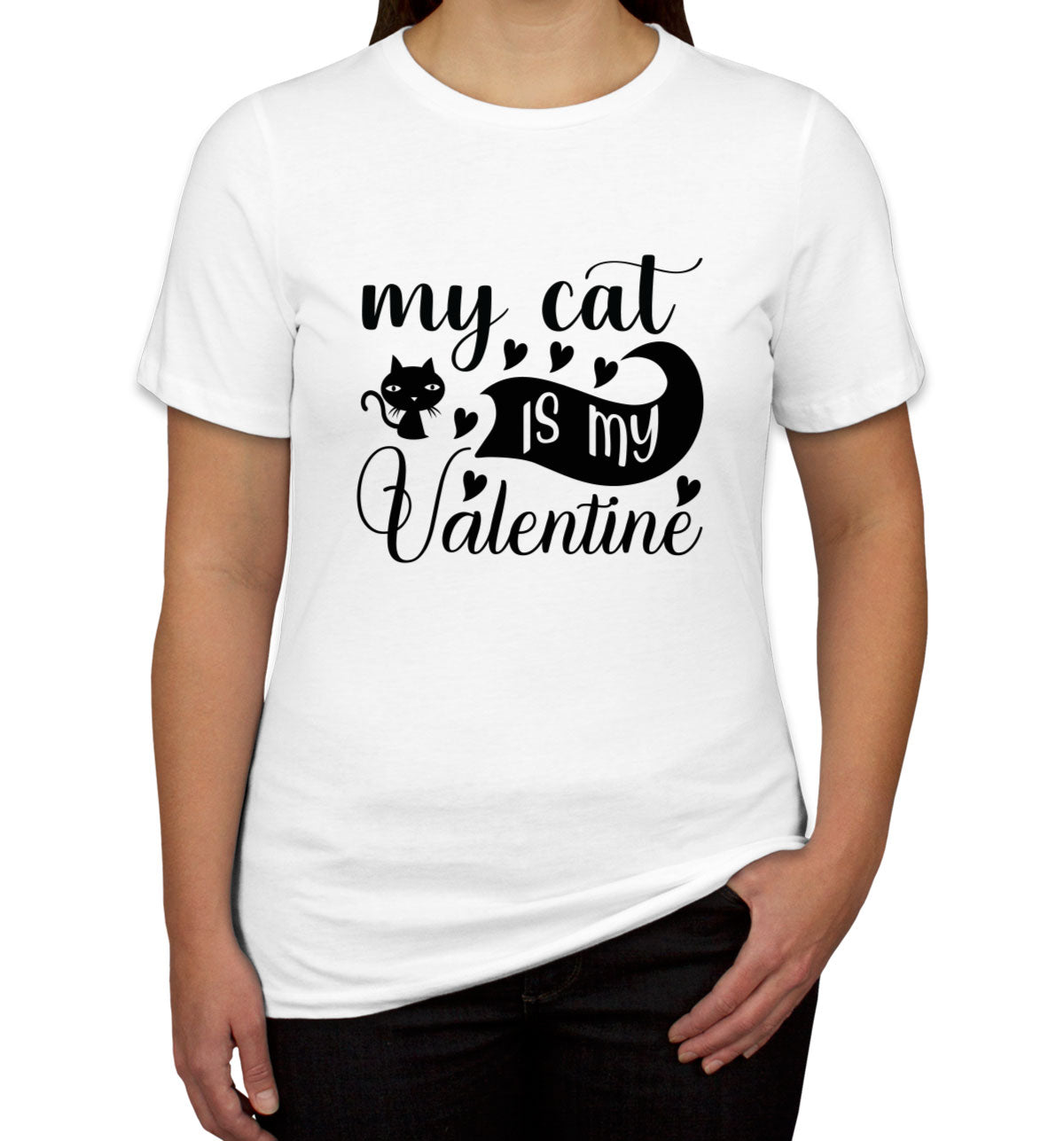 My Cat I My Valentine Women's T-shirt