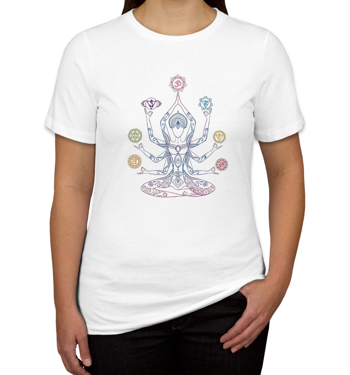 Meditation Chakra Yoga Reiki Women's T-shirt