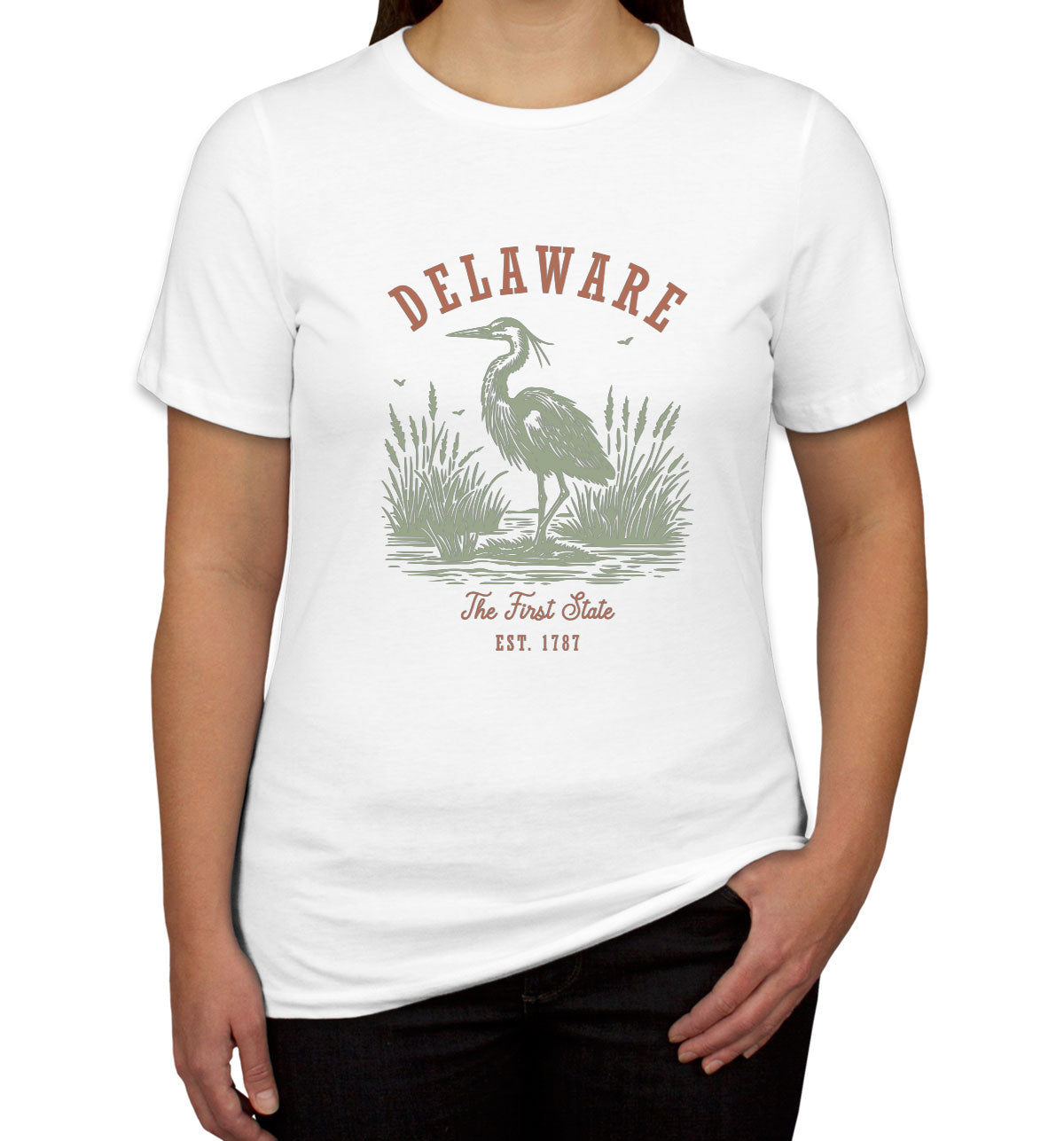 Delaware State Vintage Women's T-shirt