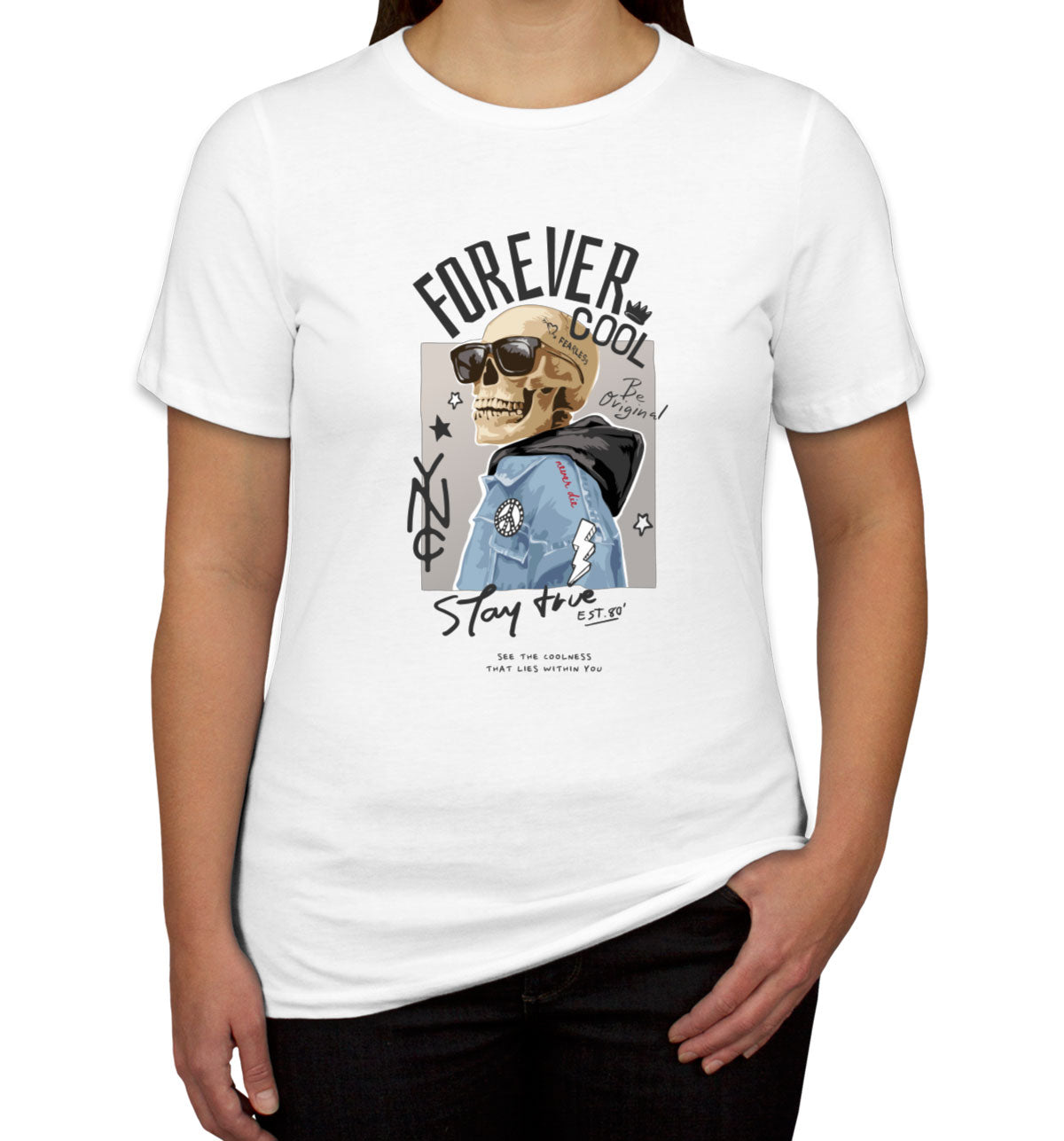 Forever Cool Skeleton Women's T-shirt