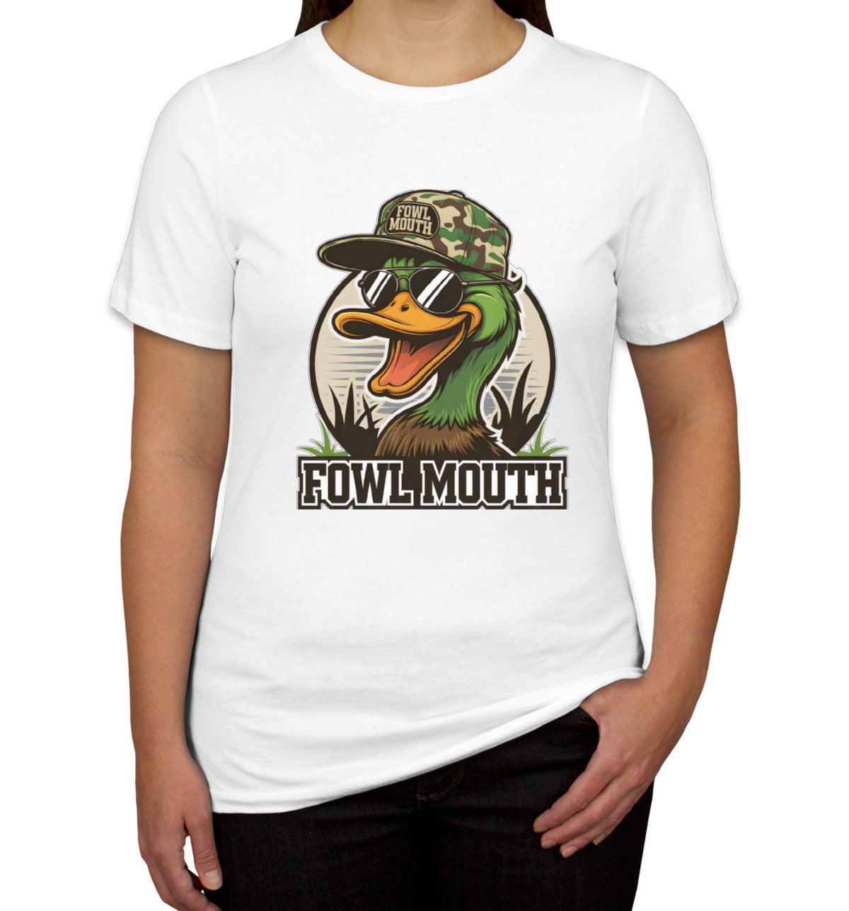 Fowl Mouth Duck Hunting Women's T-shirt