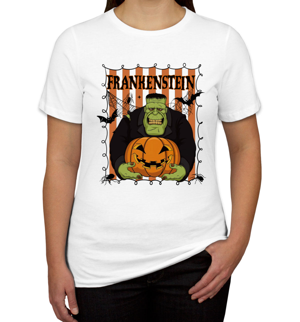 Frankenstein Horror Movie Character Halloween Women's T-shirt
