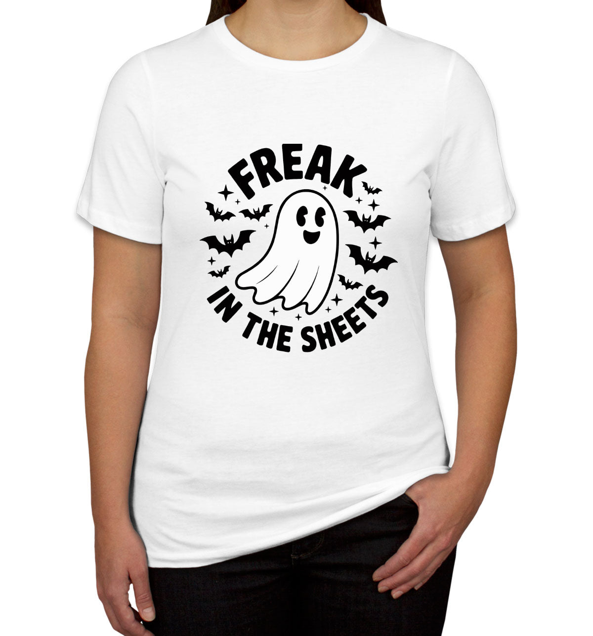 Freak In The Sheets Halloween Women's T-shirt