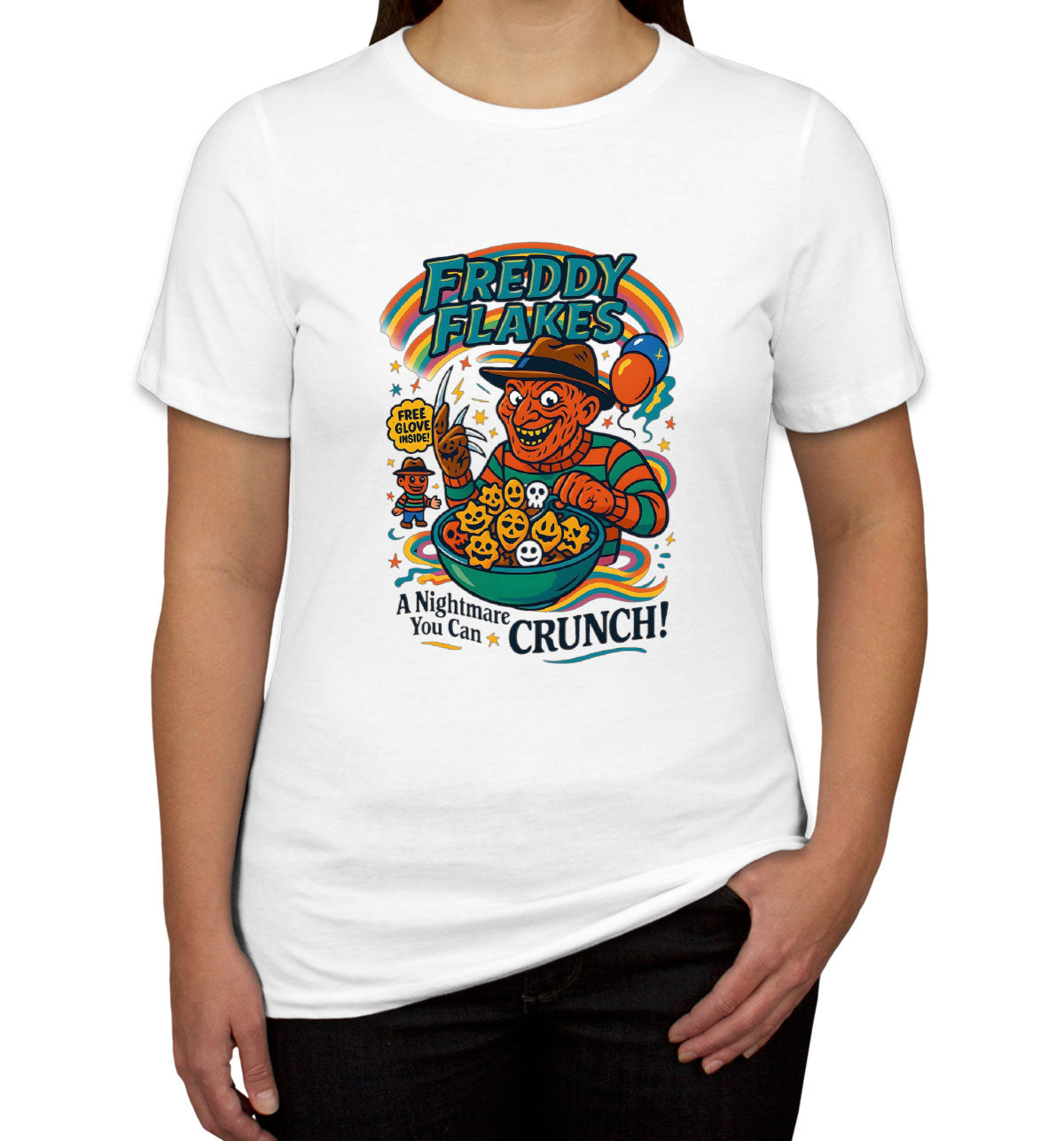 Freddy Flakes Halloween Women's T-shirt