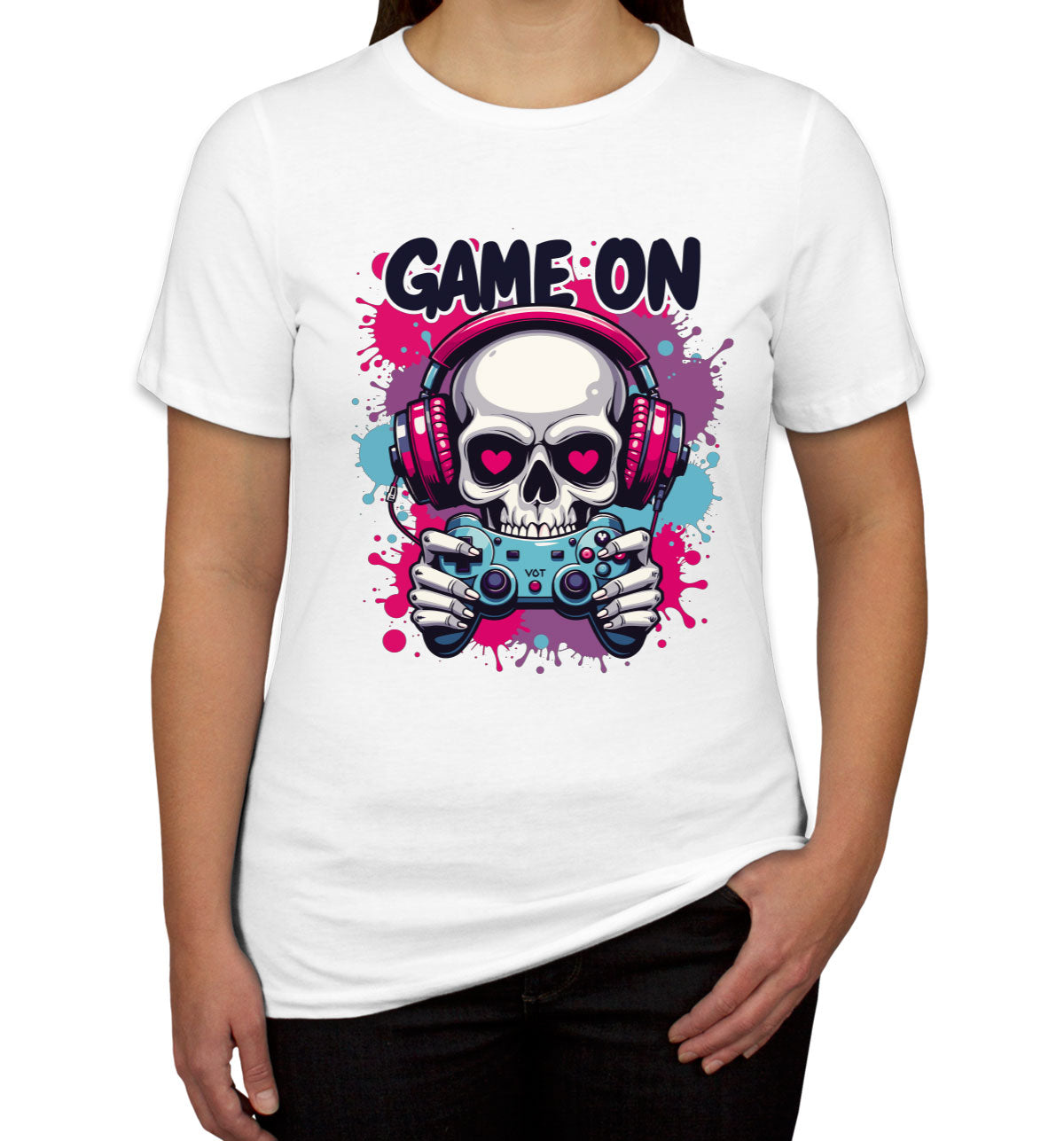 Game On Skull Women's T-shirt