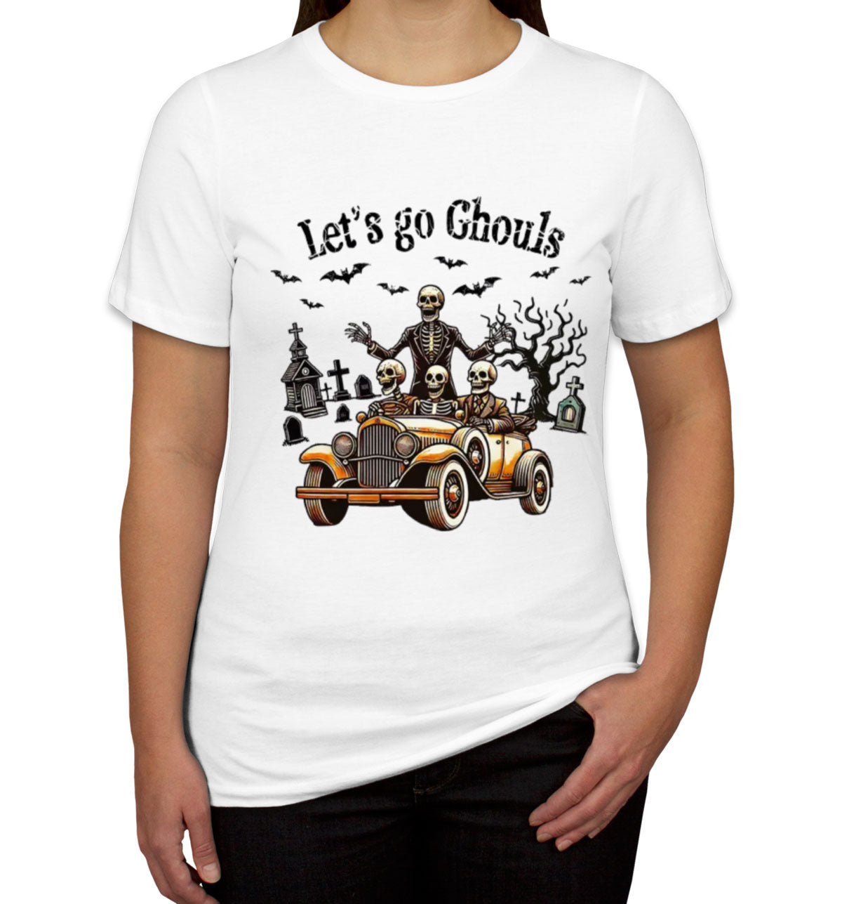 Let's go Ghouls Halloween Women's T-shirt