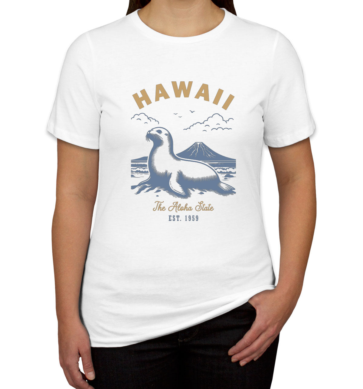 Hawaii State Vintage Women's T-shirt