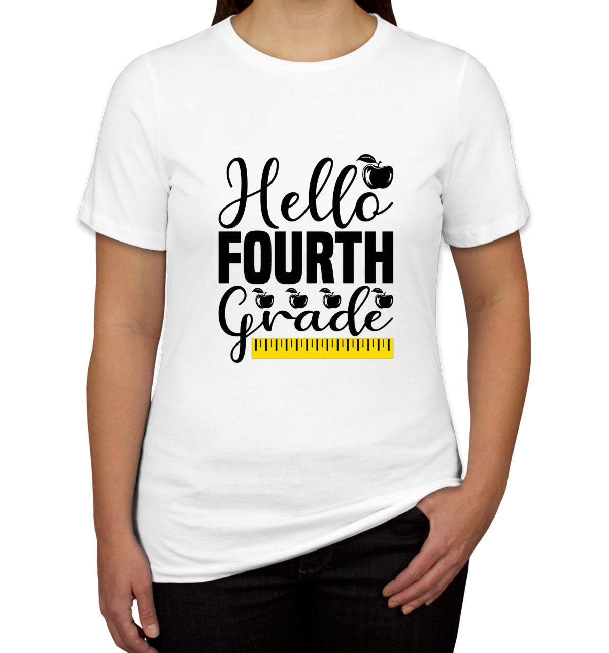 Hello Fourth Grade Teacher Women's T-shirt