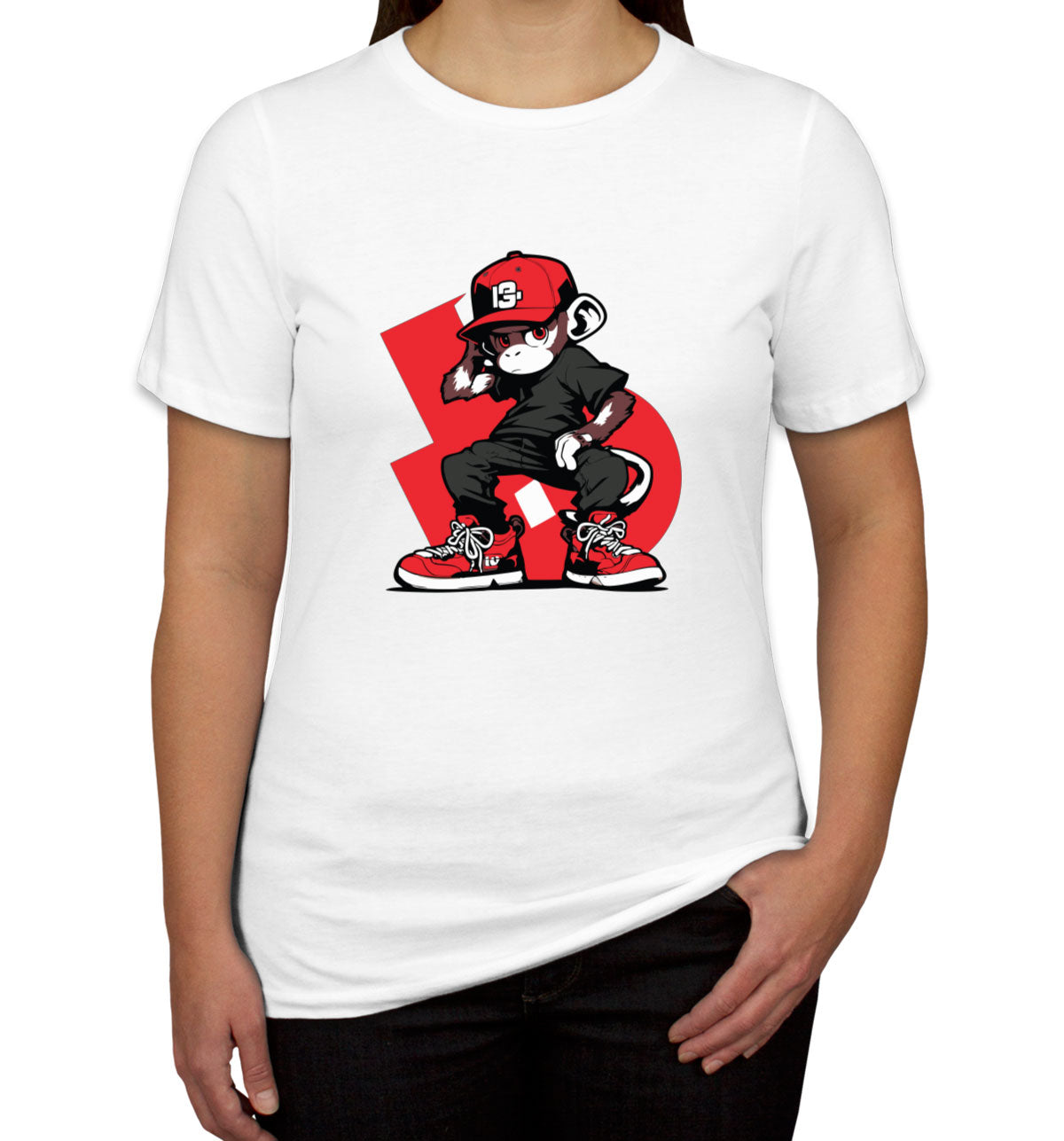 Hip Hop Monkey Women's T-shirt