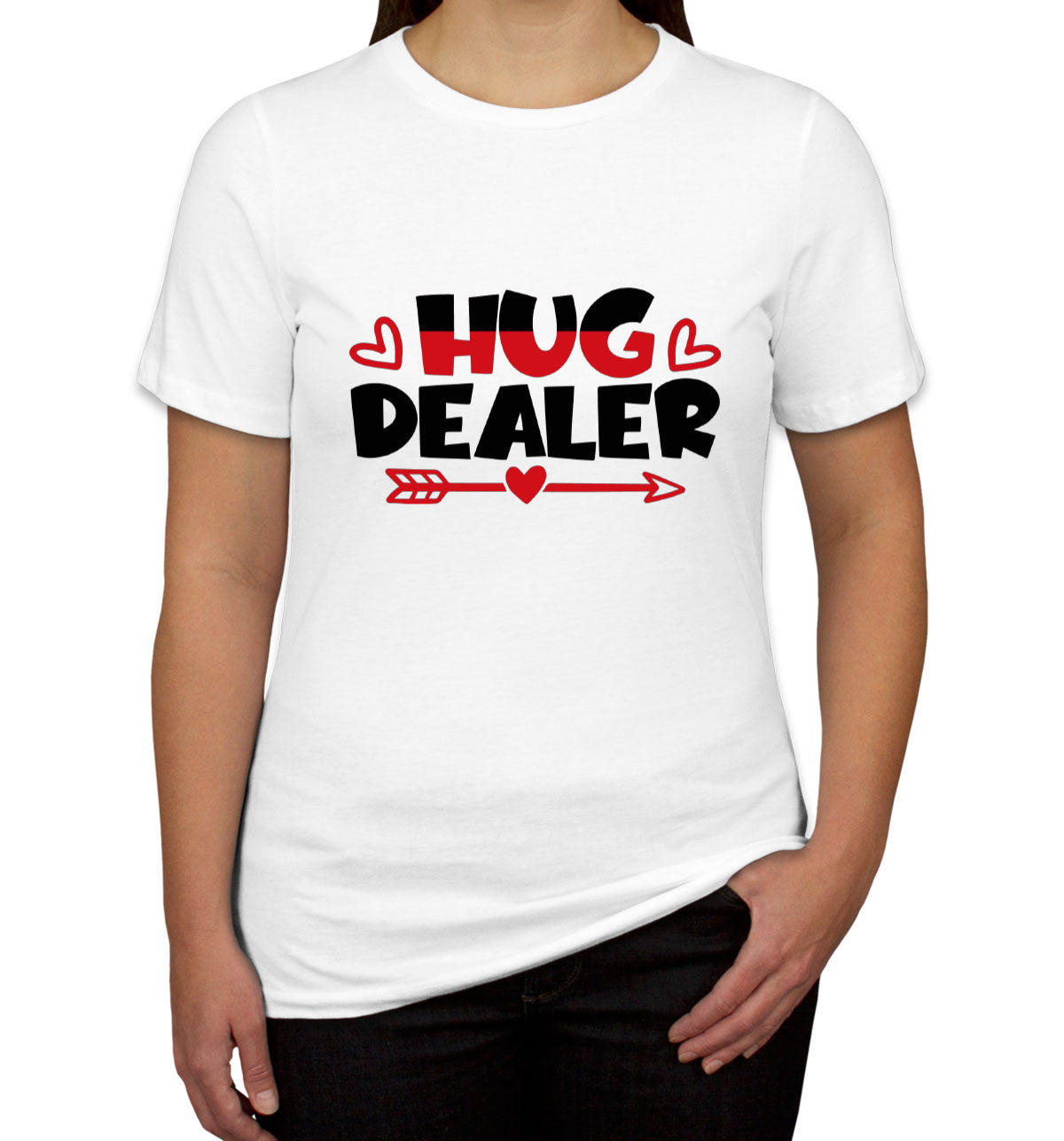 Hug Dealer Valentine's Day Women's T-shirt