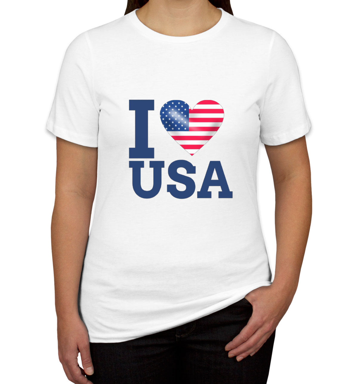 I Love USA Women's T-shirt