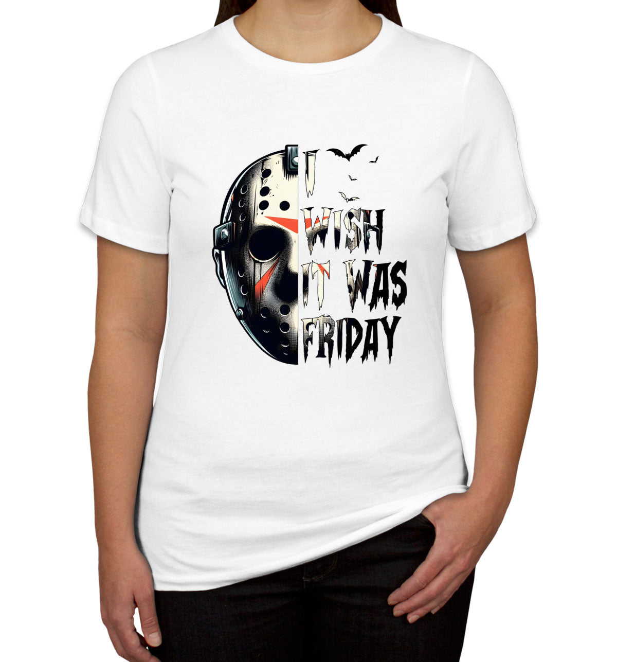 Jason I Wish It Was Friday Halloween Women's T-shirt