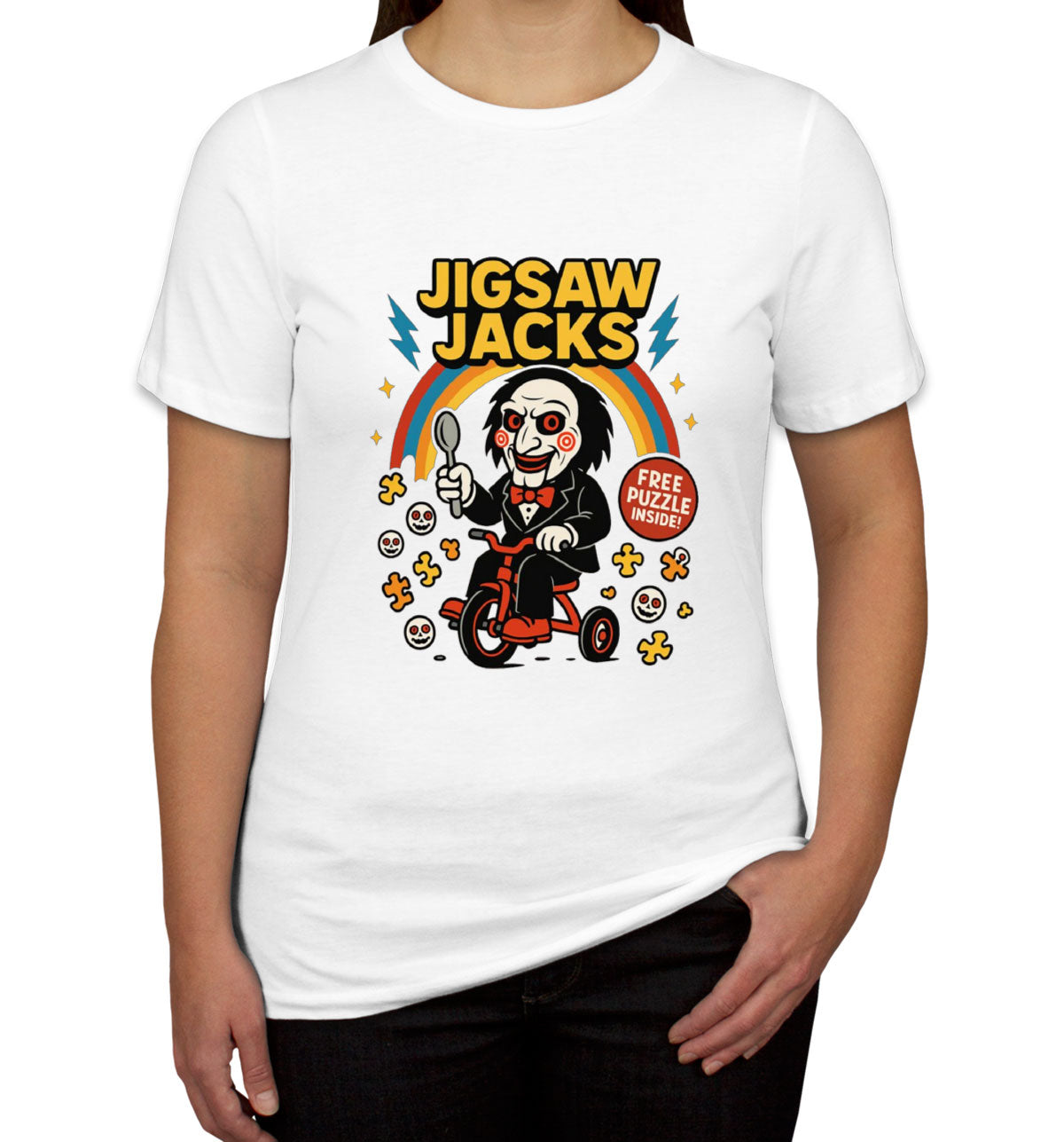 Jigsaw Jacks Halloween Women's T-shirt