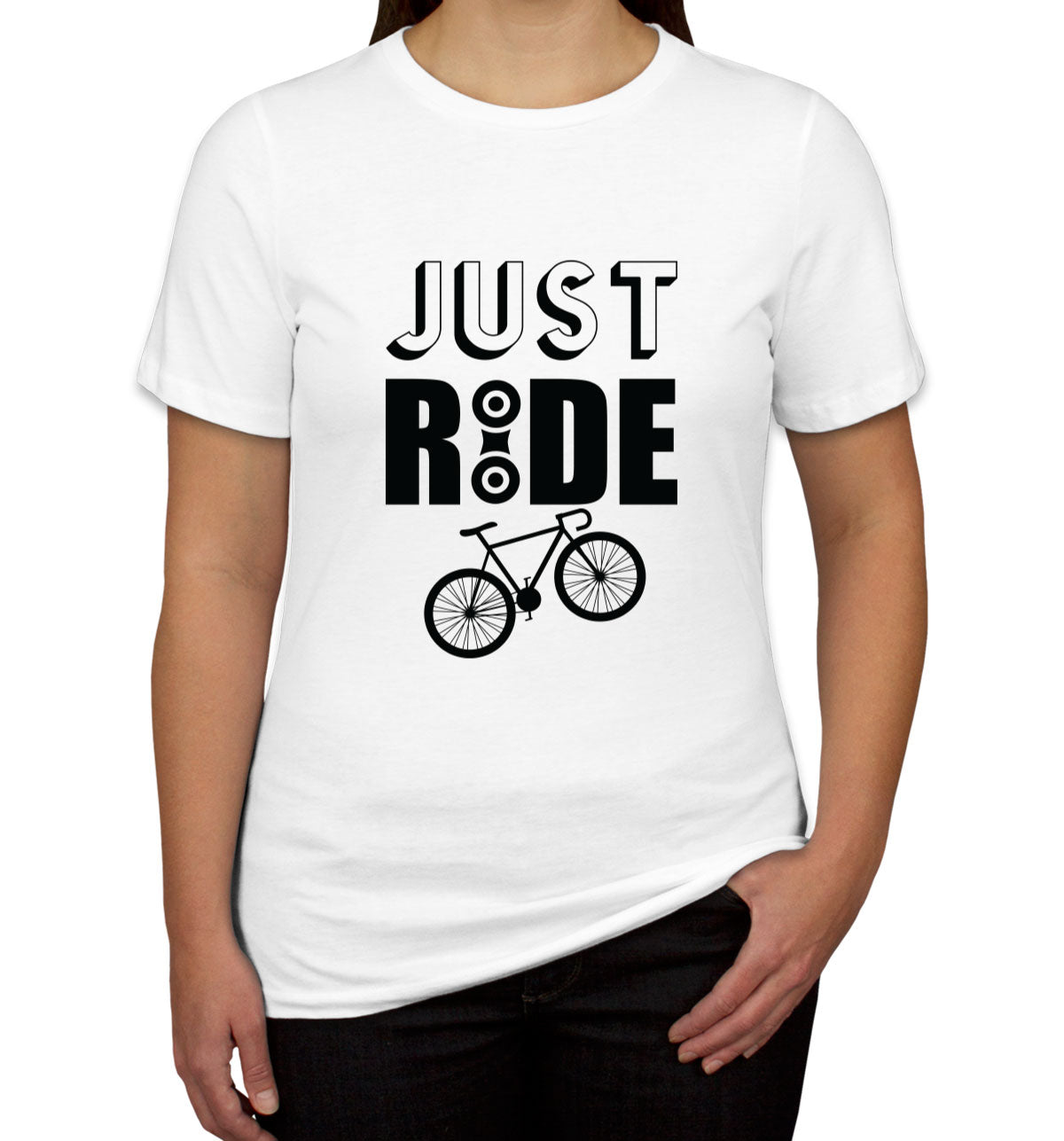 Just Ride Bicycle Cycling Women's T-shirt