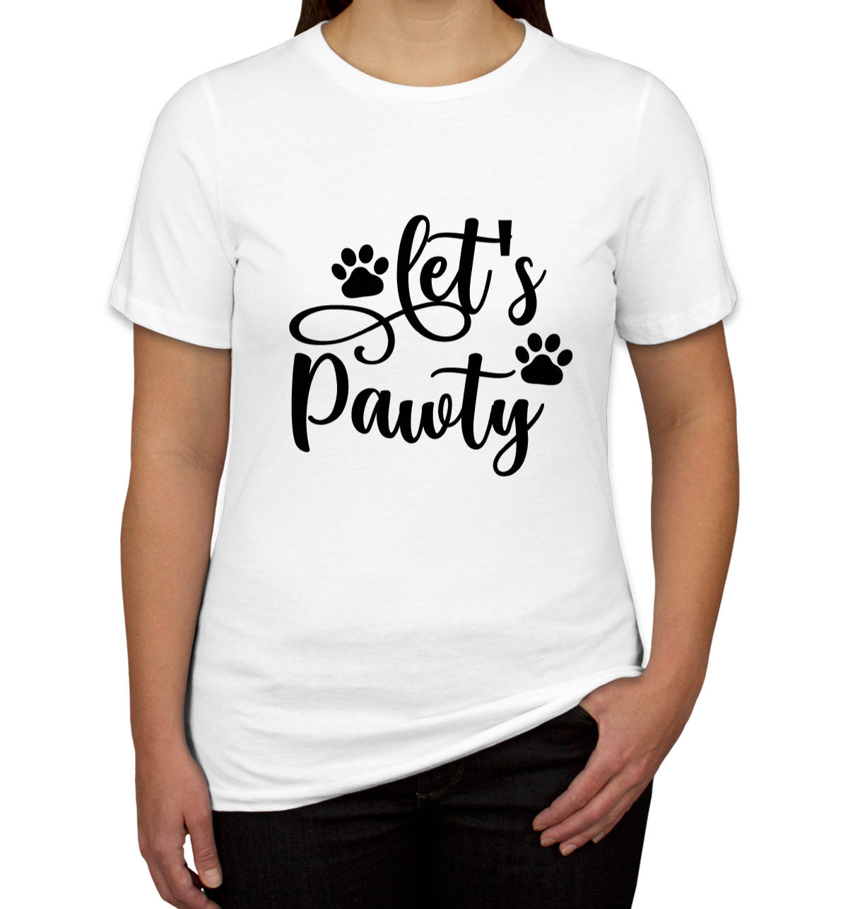 Let's Pawty Dog Women's T-shirt