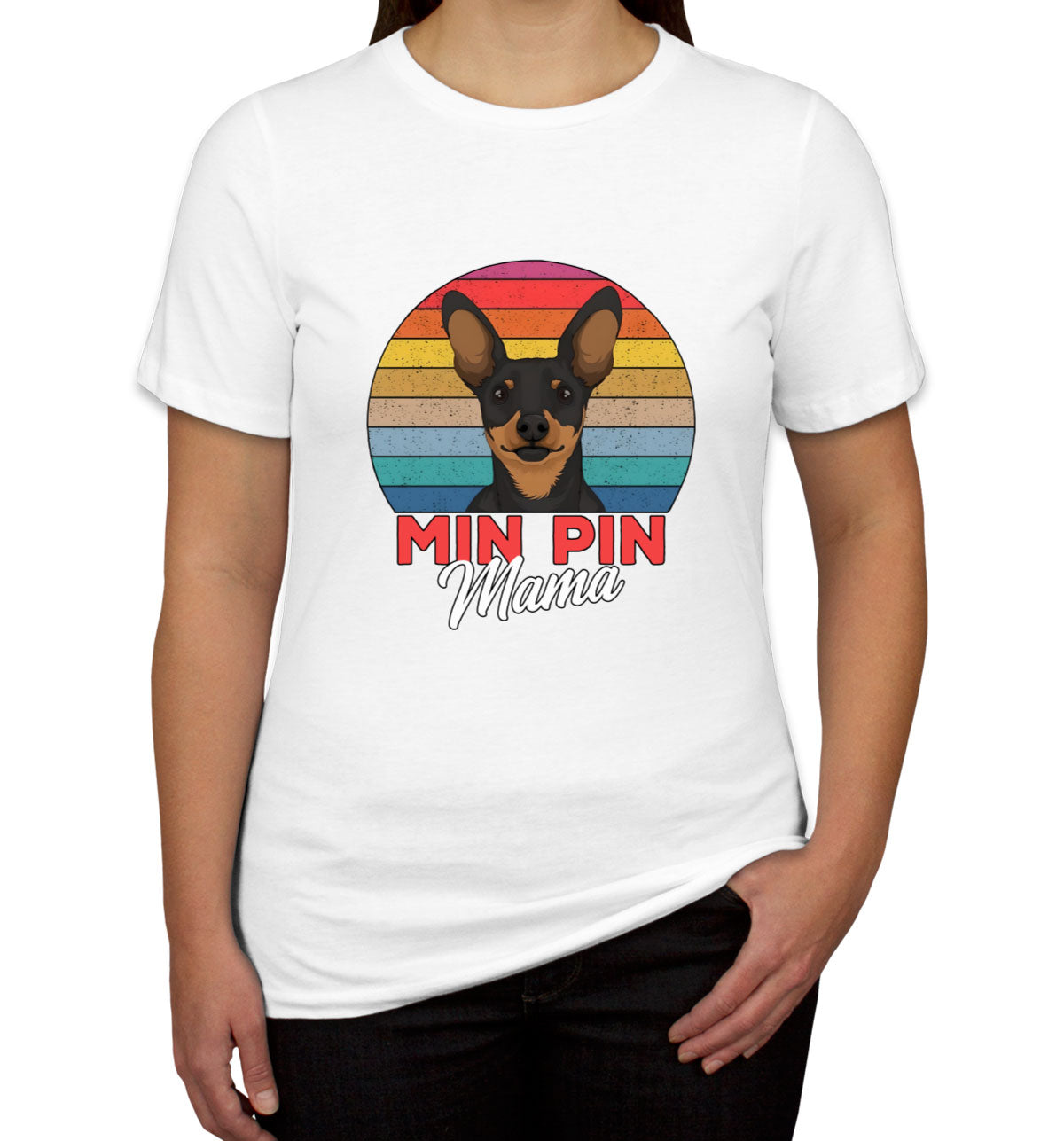 Miniature Pinscher Dog Mama Women's T-shirt