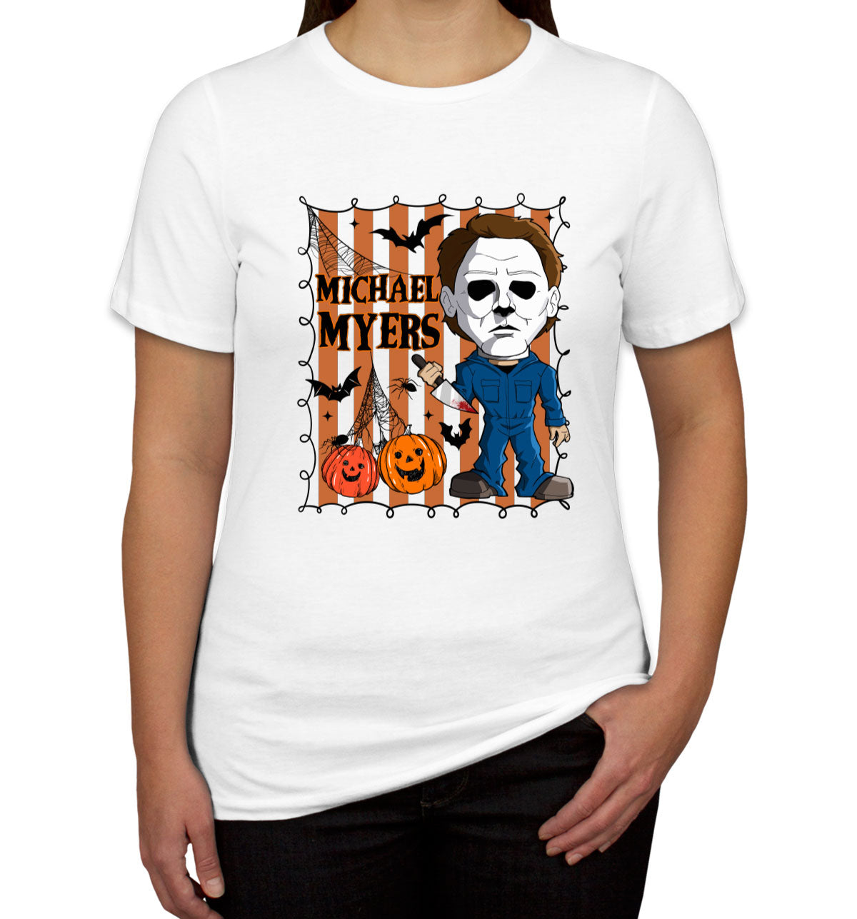 Myers Horror Movie Character Halloween Women's T-shirt