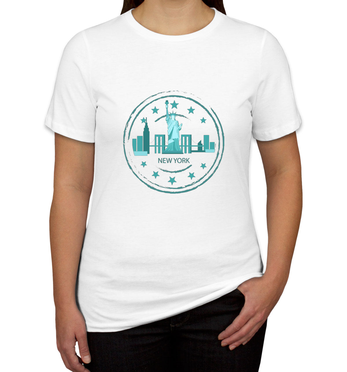 New York Stamp Women's T-shirt
