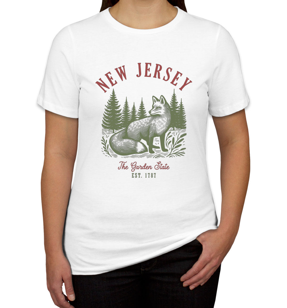 New Jersey State Vintage Women's T-shirt
