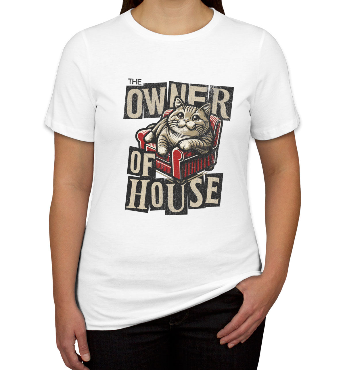 The Owner Of House Cat Women's T-shirt