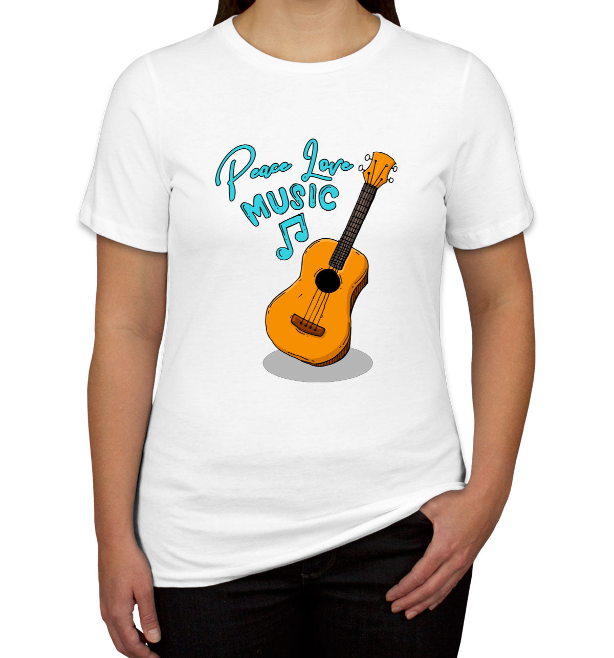 Peace Love Music Women's T-shirt