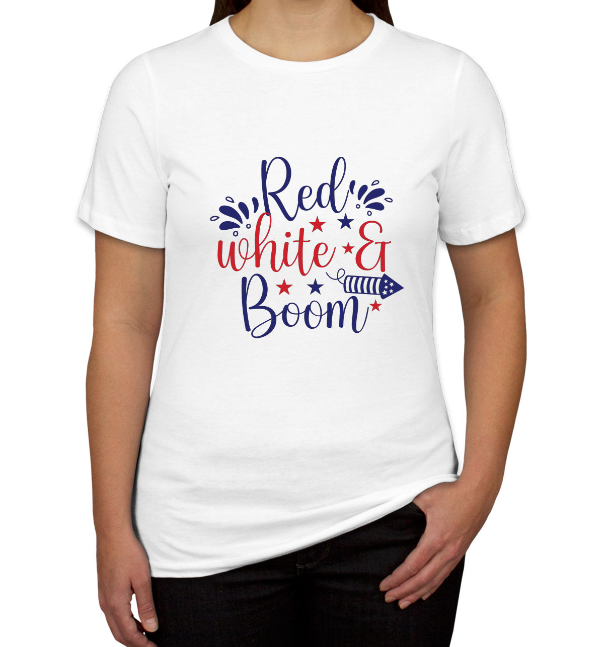 Red White And Boom Patriotic Women's T-shirt