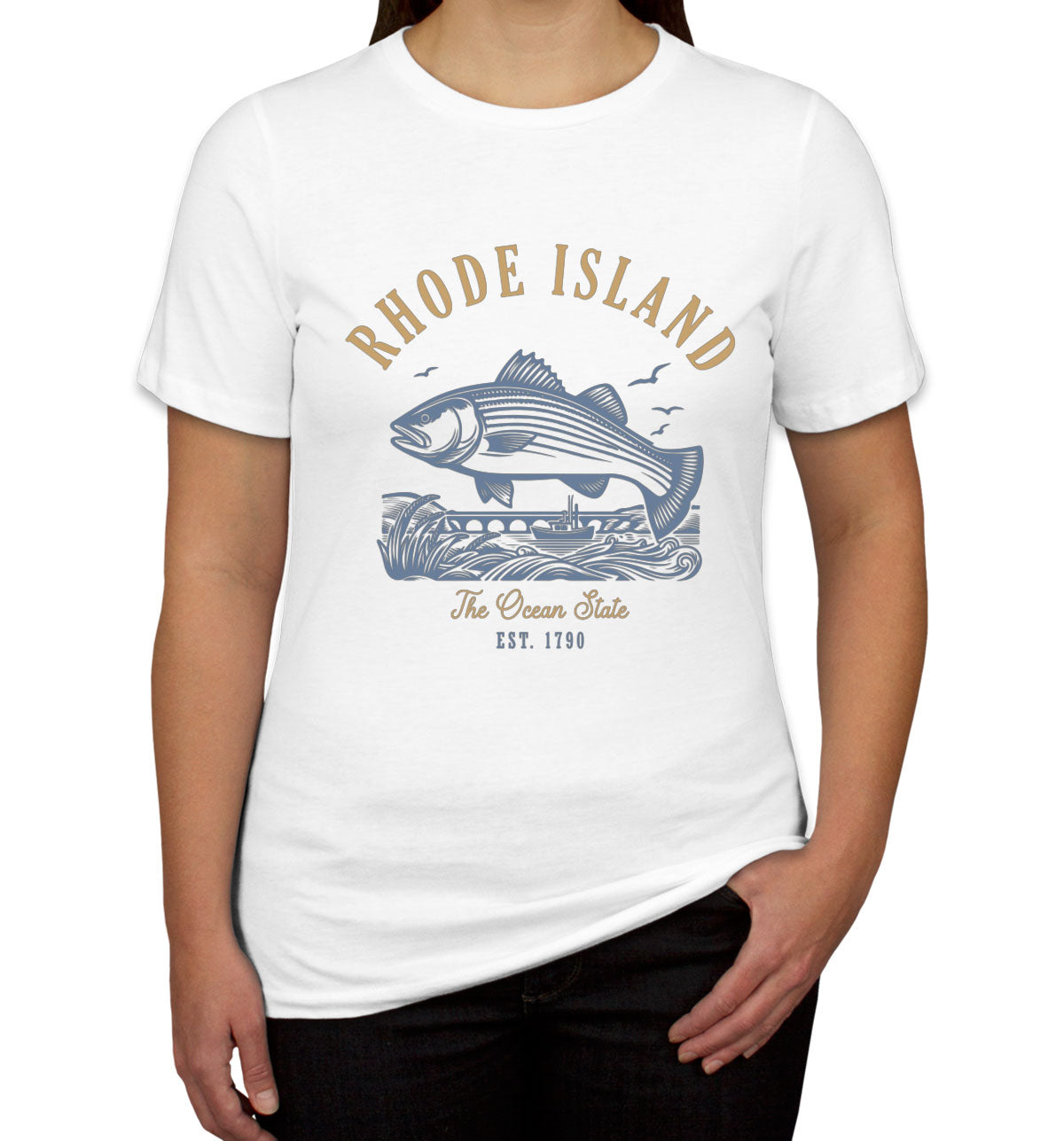Rhode Island State Vintage Women's T-shirt