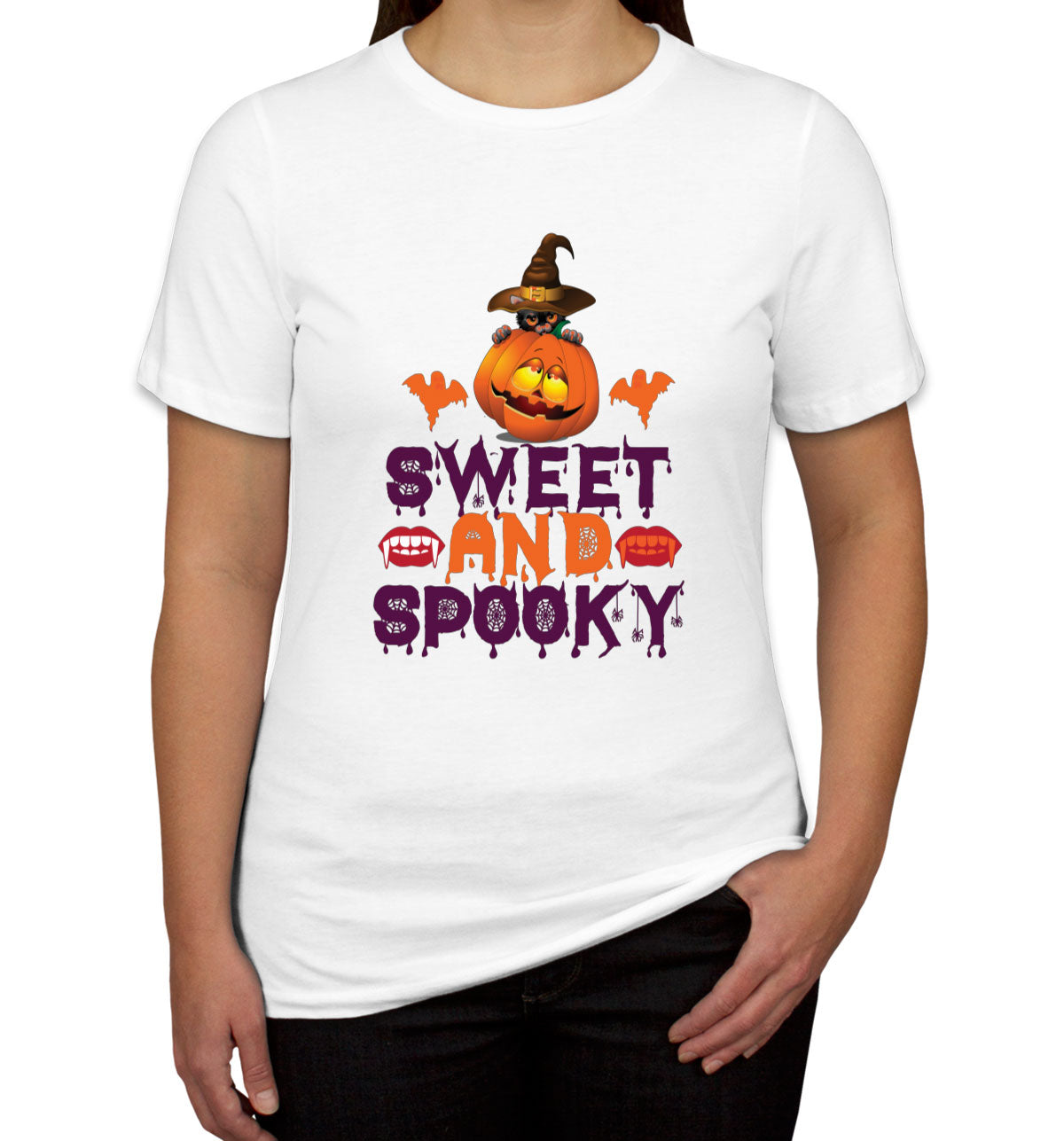 Sweet And Spooky Halloween Women's T-shirt