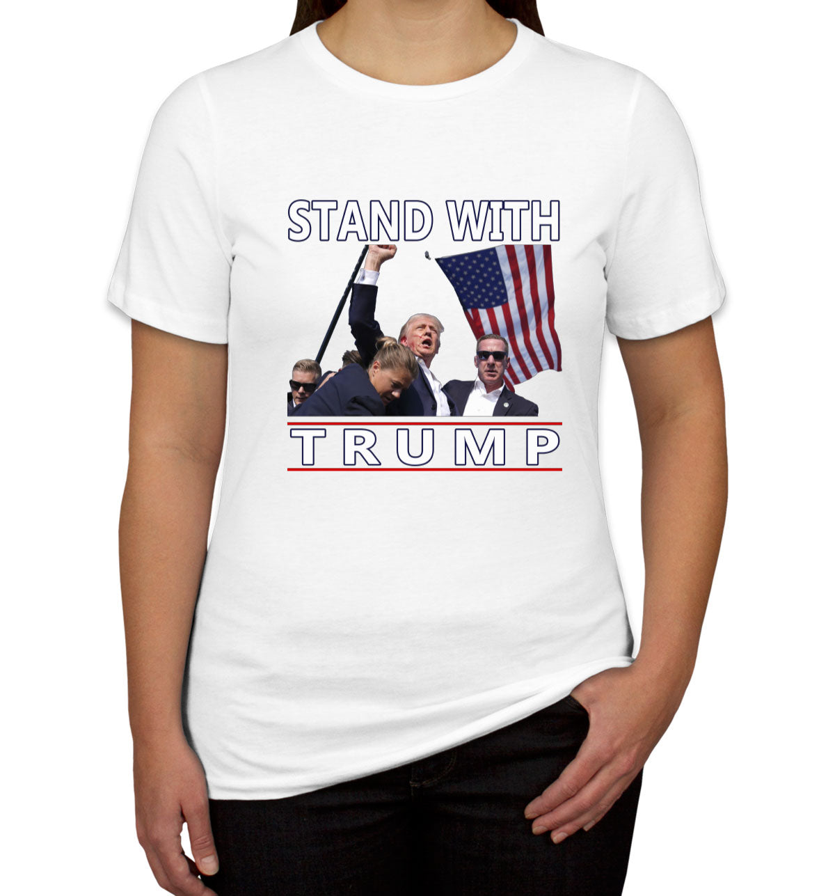 Stand With Trump Women's T-shirt