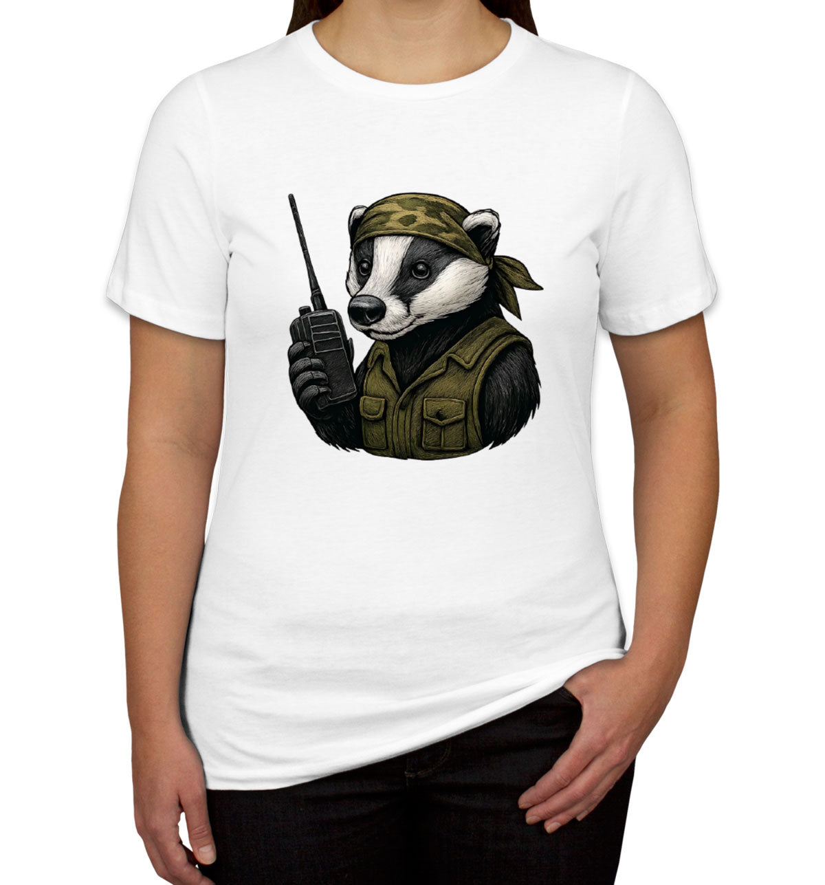 Tactical Raccoon Hunting Women's T-shirt